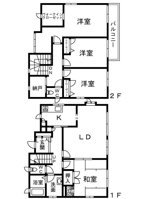 いぶき野一戸建の間取り