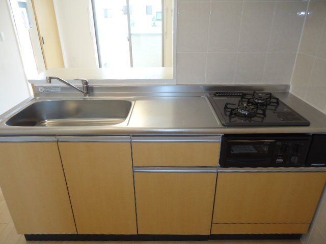 グロリアス　　 刈谷市近郊の賃貸はクラスホーム刈谷店のキッチン|ガスコンロ（２口）（イメージ）