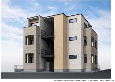 【外観パース】 | MELLAS京成小岩 | 外観パースです。