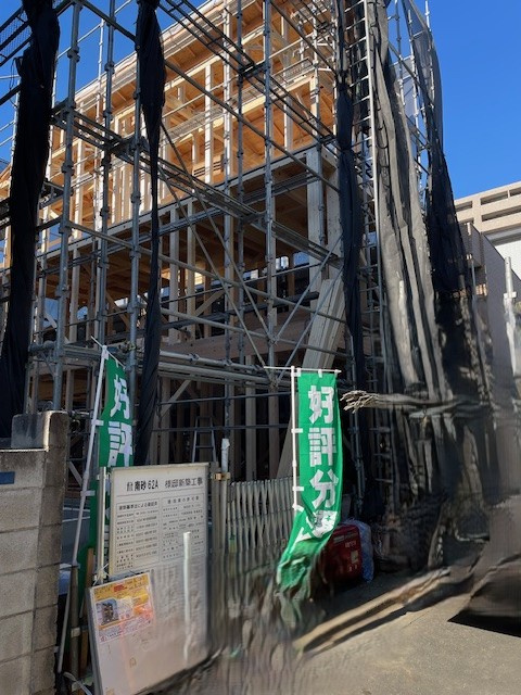 江東区南砂６丁目　Ａ号棟　新築戸建て　全２棟の外観|2026年１月23日撮影