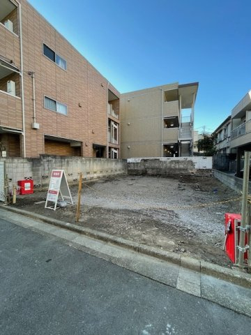 江東区南砂６丁目　Ａ号棟　新築戸建て　全２棟の前面道路含む現地写真