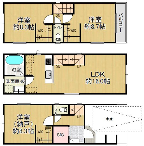江東区南砂６丁目　Ｂ号棟　新築戸建て　全２棟の外観|2026年１月23日撮影