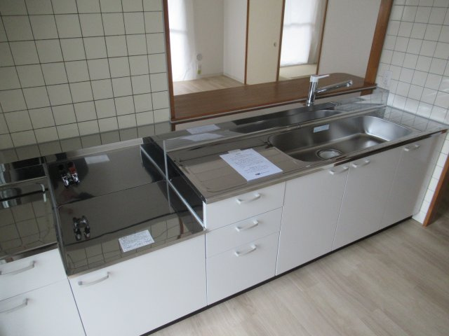 ルゼフィール井吹台　３ＬＤＫのキッチン|お料理しやすいキッチンです