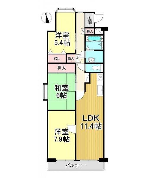 メイツ半田の間取り|3LDK♪