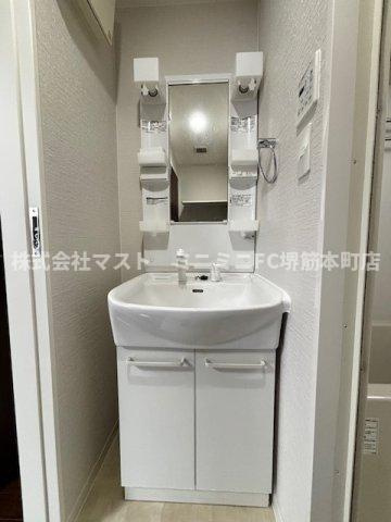 エルヴェ東天満の洗面所