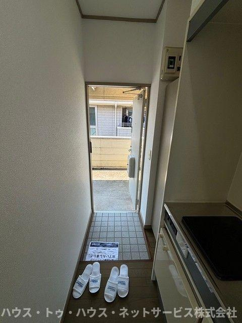 ハイムまことＣ棟の玄関