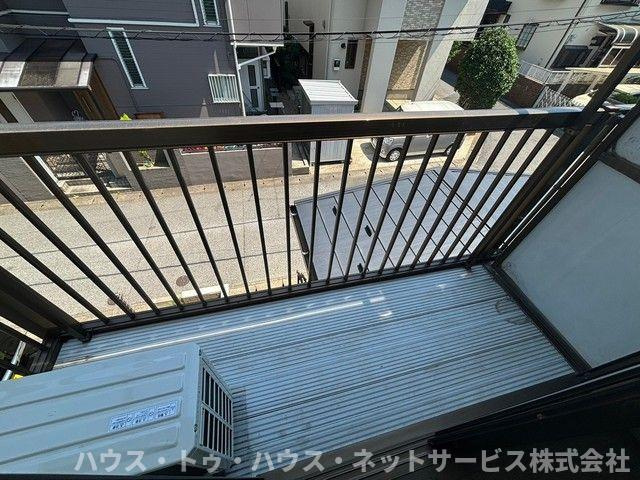 ハイムまことＣ棟のバルコニー