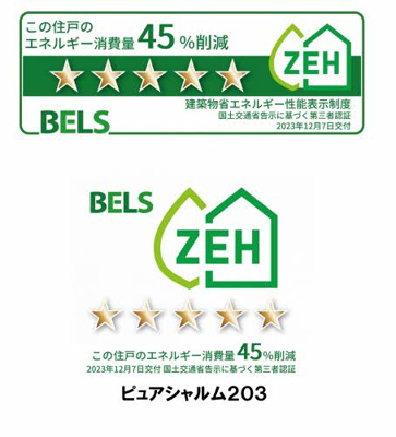 【省エネ性能ラベル】 | ピュアシャルム