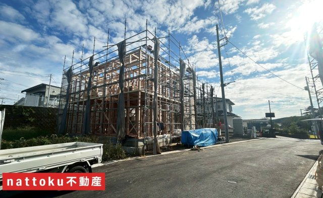裾野市佐野第7　新築戸建　全5棟　4号棟の前面道路含む現地写真|10.23