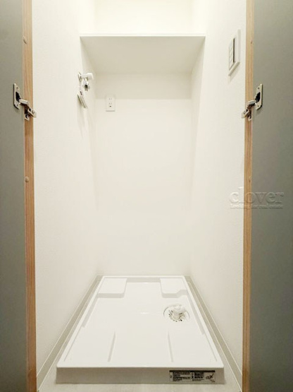 【ランドリースペース】 | 飯田橋第一パークファミリア | 防水パン（洗濯機置き場）