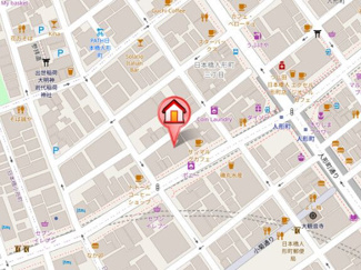 【地図】 | レジディア日本橋人形町Ⅱ