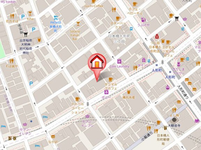 【地図】 | レジディア日本橋人形町Ⅱ