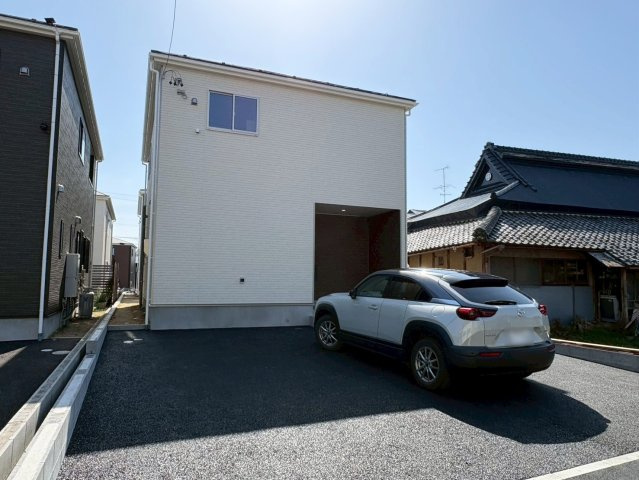 クワイエ　各務原市那加前野町第4　全2区画分譲の外観|「現地（2026年1月22日）撮影」　
■外観写真　
■ヤマダ不動産　株式会社リライフ　