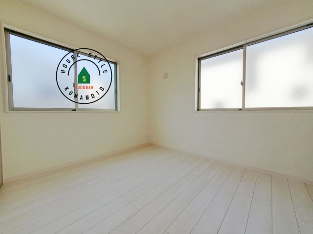 熊本市中央区国府4丁目第1-2棟（A号棟）の内観：施工例|将来的に、琉球畳を引きまして和室風にすることも可能です。