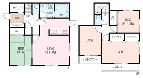 ~お庭付き・カースペース2台~鴨居3丁目中古戸建ての画像
