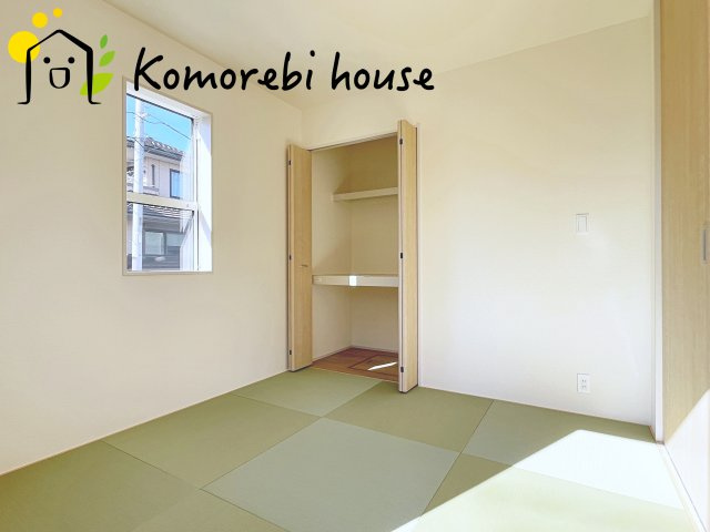 桶川市坂田　11期　新築一戸建て　ブルーミングガーデン　01の和室|1/10　撮影済み