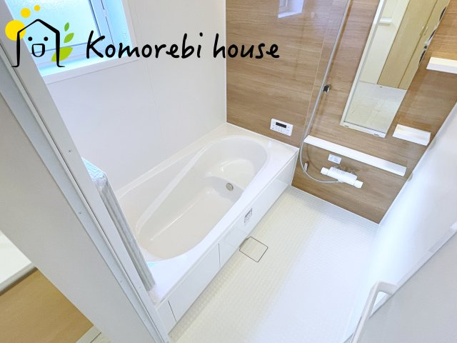 桶川市坂田　11期　新築一戸建て　ブルーミングガーデン　01の浴室|1/10　撮影済み