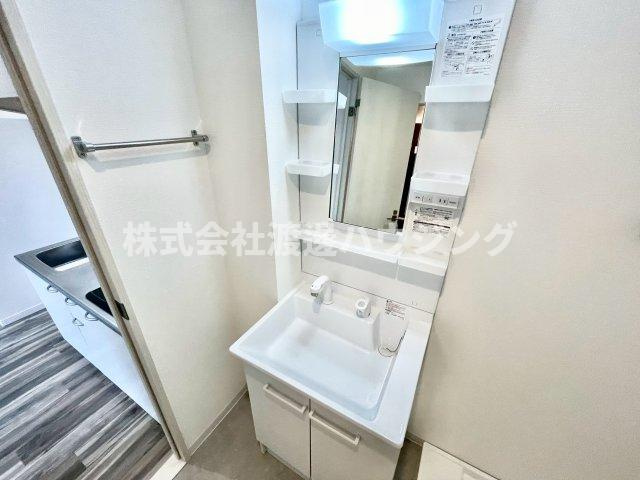 ランコントル江坂の洗面所