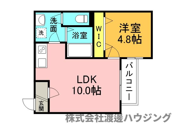 ランコントル江坂の間取り
