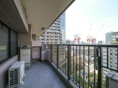 六本木ビュータワーのバルコニー