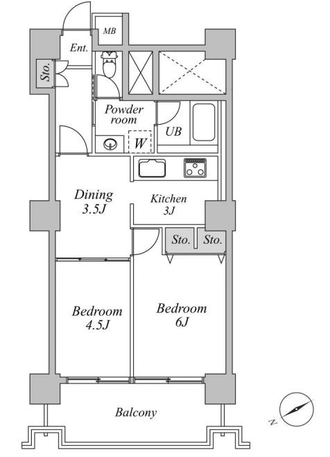 六本木ビュータワーの間取り