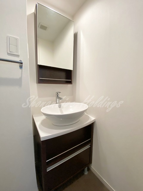 藤沢市湘南台５丁目のアパートの洗面所|収納できる洗面所♪