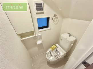 【トイレ】 | 長期優良住宅　小学校4分　市川市宝　全1棟 | 施工例