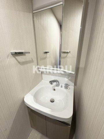 レジュールアッシュ緑橋駅前の洗面所