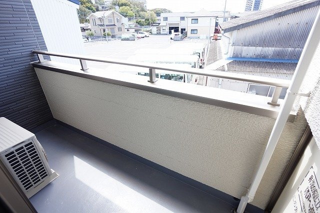 ボヌールＡのバルコニー