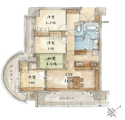 ハイク守山駅前　6Fの間取り