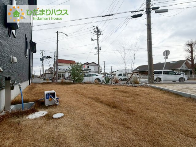 郡山市片平町モデル棟　新築戸建　3号棟の庭|お庭付物件になります！お庭遊びや、プールなどお子様も大喜び(^^)