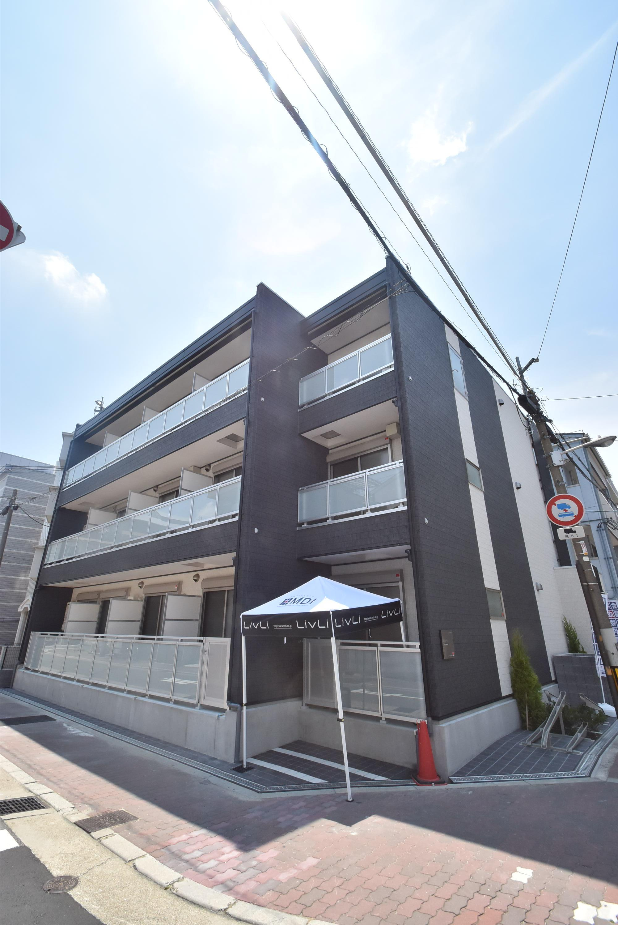 大阪市城東区東中浜１丁目の賃貸マンションの外観