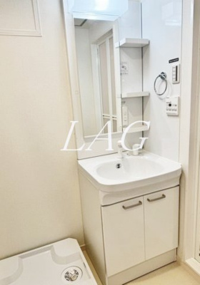 【洗面所】 | （仮称）古淵アパート計画Ｂ棟 | 独立洗面台です。