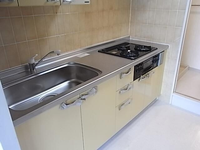 市川市福栄３丁目の賃貸マンションのキッチン