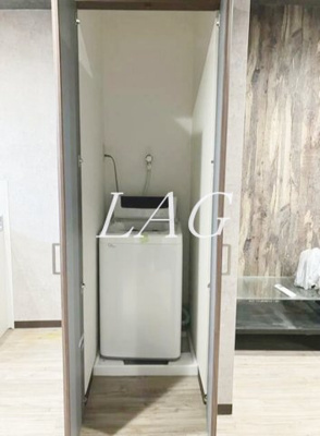 【設備】 | 森荘 | 室内洗濯機置き場です。