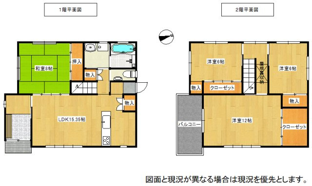 皆生温泉2丁目戸建の間取り