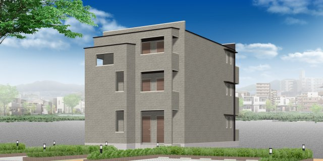 （仮称）神奈川区大口仲町新築計画のエントランス