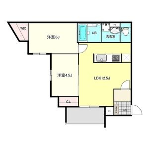 パロス大観町アルデアの間取り