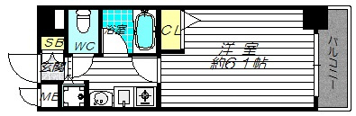 シャンティ千歳の間取り