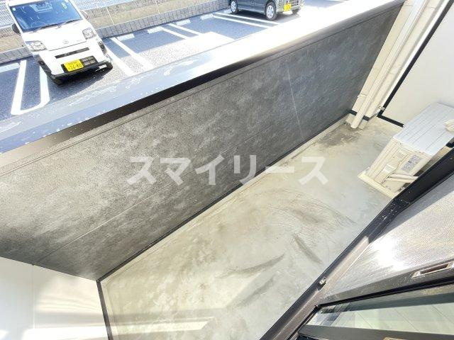 エクセルメゾン南流山のバルコニー