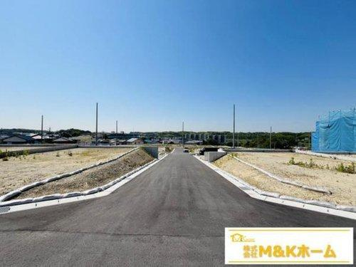 知多市日長字辰新田　全4区画　103号地の前面道路含む現地写真|R7.6.6撮影　開発道路6ｍ