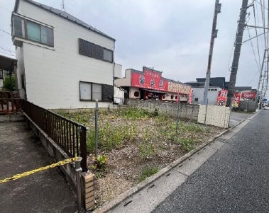 敷地面積20坪　売地　川越市石原町二丁目の前面道路含む現地写真|西側約6.5ｍ公道！7.4ｍ以上の接道！お車の出し入れもラクラクです♪