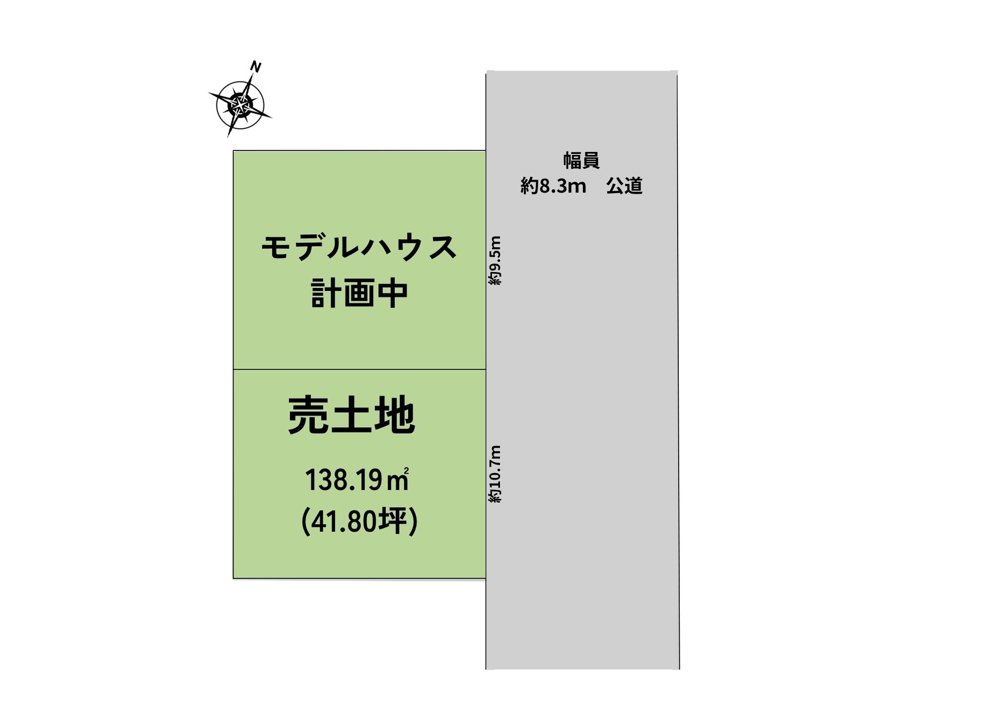 N-STAGE　三島市清住町　全１区画の区画図|※建築条件付き