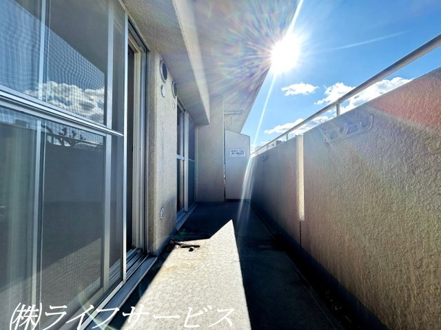 【バルコニー】 | ファミールハイツ北大阪５号棟 | バルコニー／陽当り良好です！