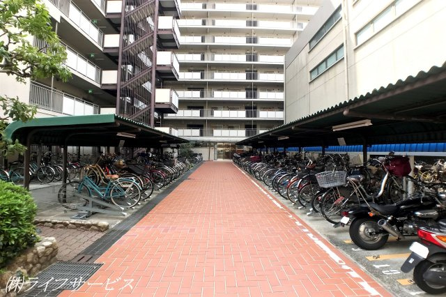 【駐輪場】 | ファミールハイツ北大阪５号棟 | 駐輪場