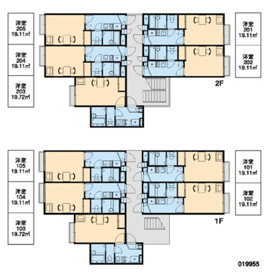 【区画図】 | シングルフラット梅田