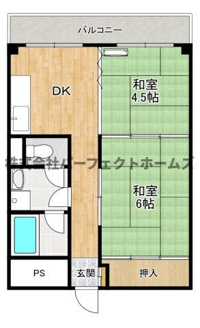 山科ハイツの間取り