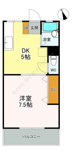 パルデンス泉中央の間取り