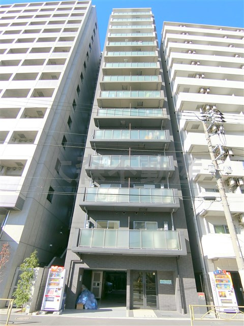 アイルカナーレ品川南の外観|2016年9月築　RC鉄筋コンクリート造地上15階建て1R～1LDK総戸数43戸の分譲賃貸マンション　東京都大田区品川区南大井4丁目　京浜急行本線立会川駅最寄り、JR大森駅も徒歩圏内
