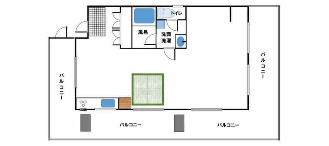 サニーライフ住吉の間取り